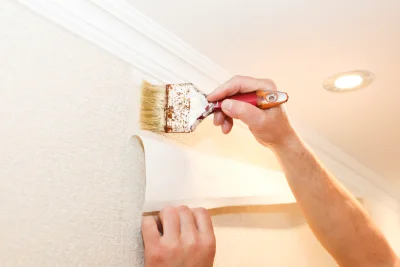 Pose de papier peint à Verchain-Maugré — revêtements muraux et toiles de verre